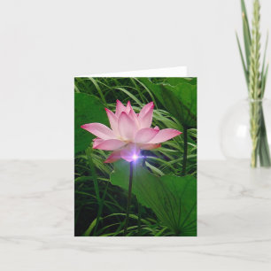 Cartão De Agradecimento Lotus Notecard