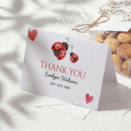 Cartão De Agradecimento Love Bug Thank You Card