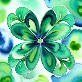 Cartão De Agradecimento Lucky Shamrock