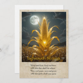 Cartão De Agradecimento Lughnasadh Lammas Greeting Card