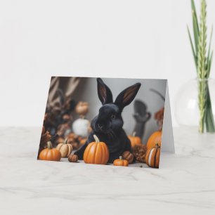 Cartão De Agradecimento Luna se preparando para o Halloween