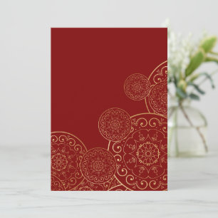 Cartão De Agradecimento Luxury Mandala 50