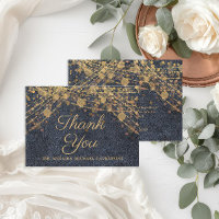 Luzes de Corda Azuis e Douradas Rustic Glam para C