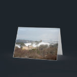 Cartão De Agradecimento Lyme Hall e The Cage Winter<br><div class="desc">Lyme Hall e The Cage no Lyme Park no inverno Cheshire England</div>