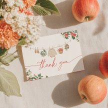 Maçã do nosso Chá de fraldas de queda de olhos