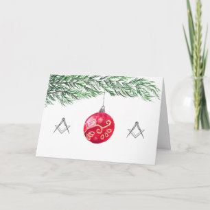 Cartão De Agradecimento Maçom Maçônico Maçom Natal Maçom