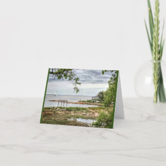 Cartão De Agradecimento Madison, Connecticut. Seaview Beach. Obrigado Carr