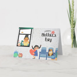 CARTÃO DE AGRADECIMENTO MÃE BESTES NA PLACA DE DIA DE AS MÃES MUNDIAL