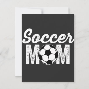 Cartão De Agradecimento mãe de futebol