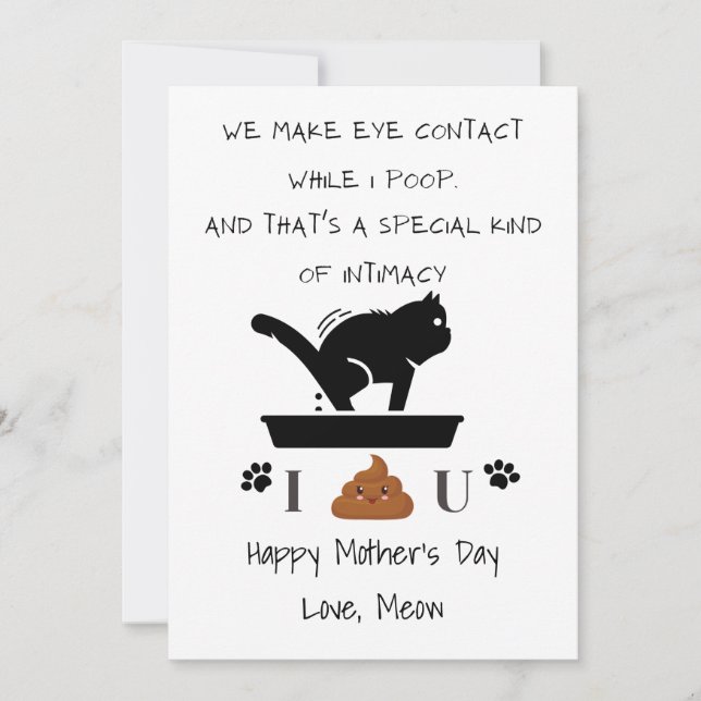 Cartão De Agradecimento Mãe/Dia de os pais feliz personalizado (Frente)