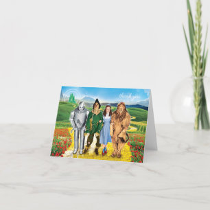 Cartão De Agradecimento Mágico de Oz Clássico™ Feliz Aniversário