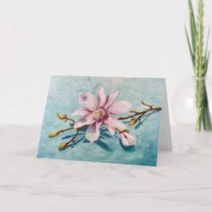 Cartão De Agradecimento Magnolia Memórias