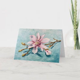 Cartão De Agradecimento Magnolia Memórias