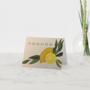 Cartão De Agradecimento Make Lemonade