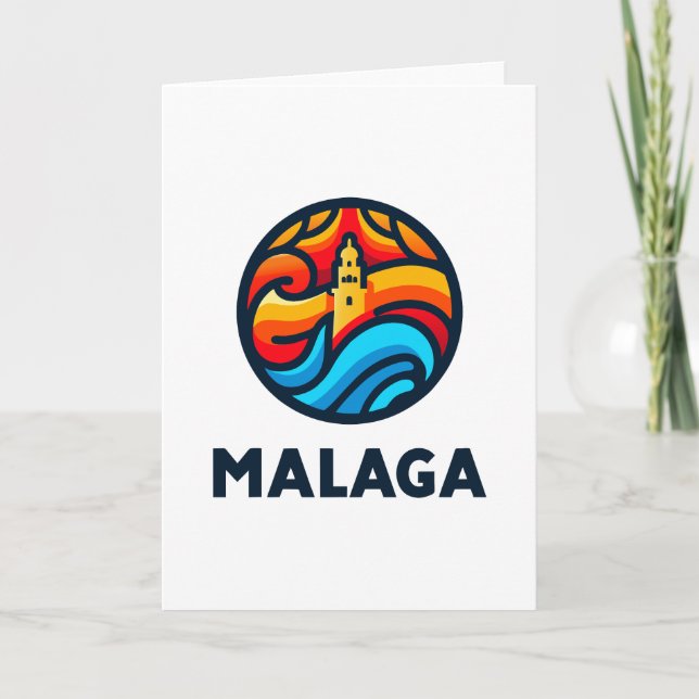 Cartão De Agradecimento Málaga 3 (Frente)