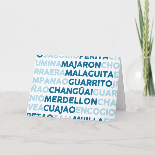 Cartão De Agradecimento Malaguita (Frente)