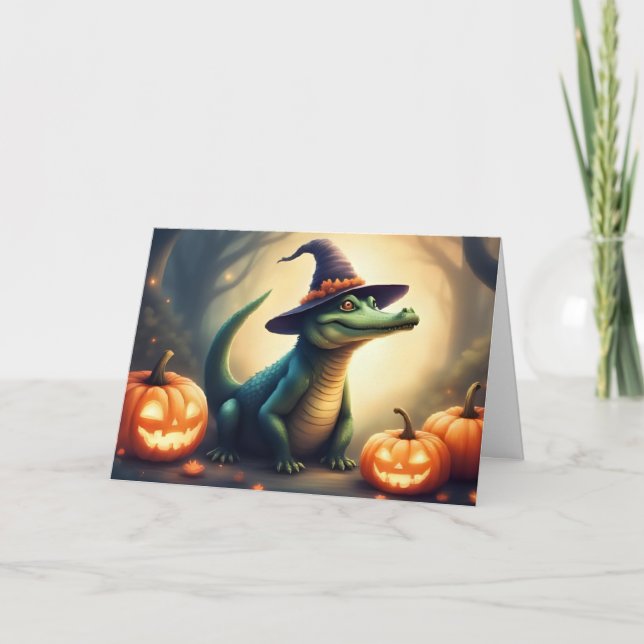 Cartão De Agradecimento Maldita Bruxa-Maçã-Maçã Gadora Halloween Notecard (Frente)