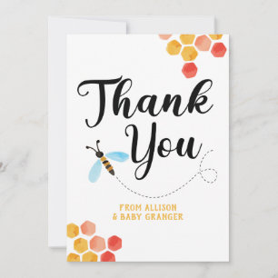 Cartão De Agradecimento Mamãe para BEE Obrigado