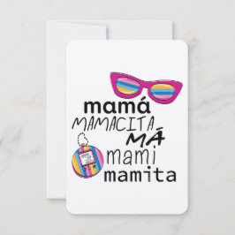 Cartão De Agradecimento Mamita dos 90