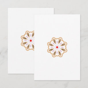 Cartão De Agradecimento Mandala Flower Art Impressão   Boho Decor