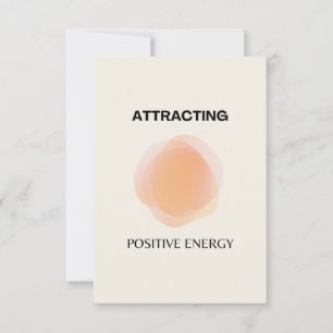 Cartão De Agradecimento Manifestação, Espiritual Positivo, Arte Afirmativa