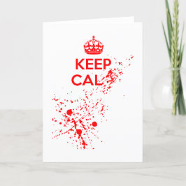 Cartão De Agradecimento Manter Cal...