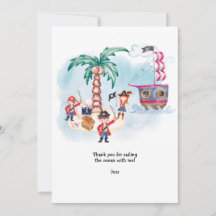 Mapa de Caça ao Tesouro Piratas Aniversário de Men