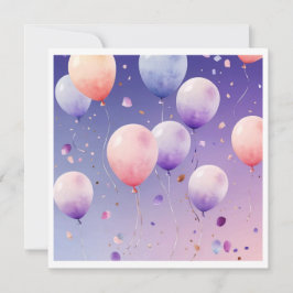 Cartão De Agradecimento Maravilha de Aquarela