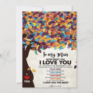 Cartão De Agradecimento Marido Do Meu Homem Que Eu Amo Marido