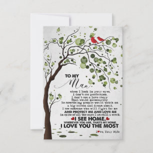 Cartão De Agradecimento Marido Eu Amo Tanto Marido