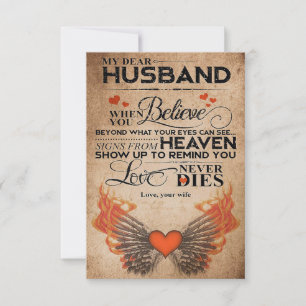 Cartão De Agradecimento Marido Meu Querido Marido
