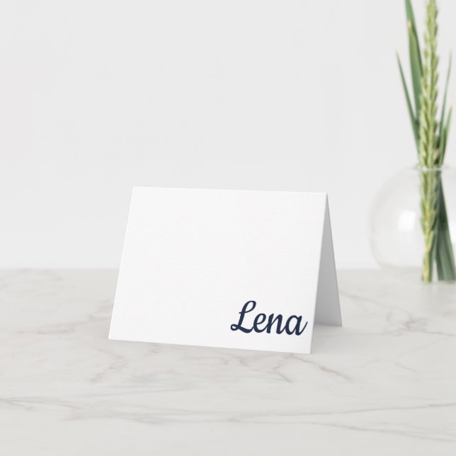 Cartão De Agradecimento MARINHO, RED Oxford, MS Personal Note Card (Frente)