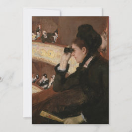 Cartão De Agradecimento Mary Cassatt - No camarote