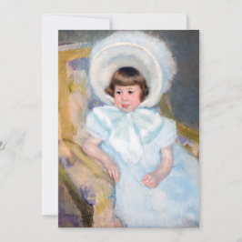 Cartão De Agradecimento Mary Cassatt - Retrato Louise-Aurore Villeboeuf