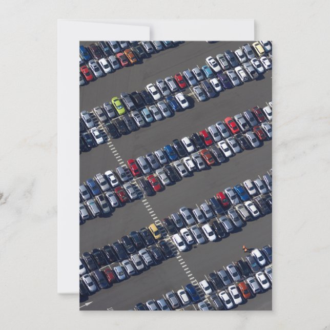 Cartão De Agradecimento Material sobre o estacionamento (Frente)
