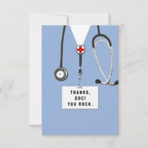 Cartão De Agradecimento Médico