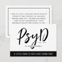 Médico de PsyD Elegante Personalizado em Psicologi