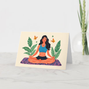 Cartão De Agradecimento Meditação