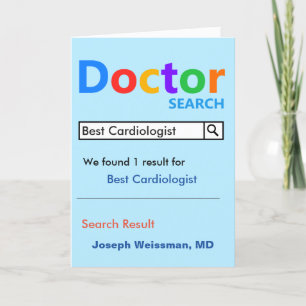 Cartão De Agradecimento Melhor Busca Cardiologista