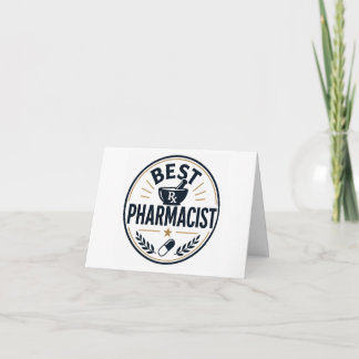 Cartão De Agradecimento Melhor Farmacêutico
