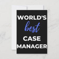 Melhor gerente de casos do mundo