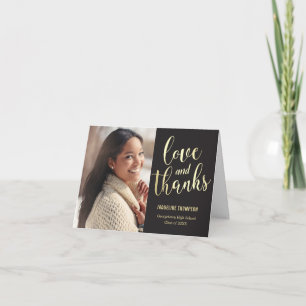 Cartão De Agradecimento Melhor Graduação EDITÁVEL DE CORES no futuro Obrig