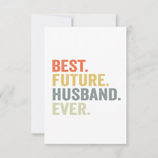 Cartão De Agradecimento Melhor Marido Do Futuro Para Ser Presente