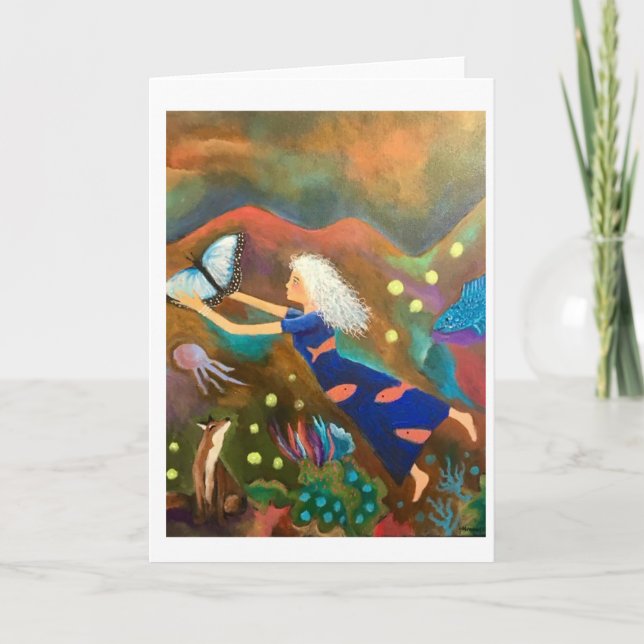 Cartão De Agradecimento Melhor Voar (Frente)