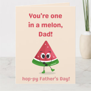 Cartão De Agradecimento Melon Dia de os pais Edition