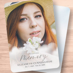 Cartão De Agradecimento Memorial Em Adoro Foto Moderna Nuvens De Memória