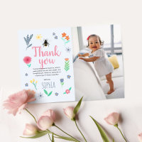 Meninas Fofas Floral Abelha Crianças Aniversário F