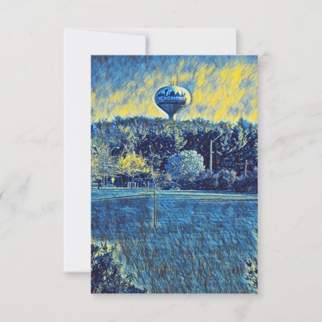 Cartão De Agradecimento Menomonie, Wisconsin (Frente)