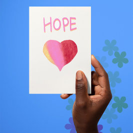 Cartão De Agradecimento Mensagem de cuidado quando se sente em baixo - Esp