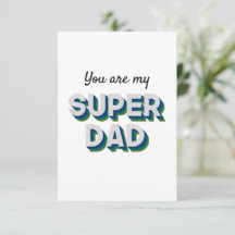Mensagem personalizável para o Superdad
